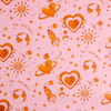 изображение Бумага упаковочная глянцевая  «космос любви», 70 × 100 см