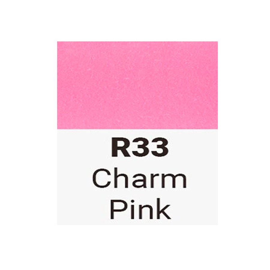 фотография Маркер sketchmarker brush двухсторонний на спиртовой основе r33 очаравательный розовый