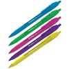 фото Ручка шариковая автоматическая berlingo triangle 110 rt color синяя, 0,7 мм, трёхгранная, игольчатый стержень