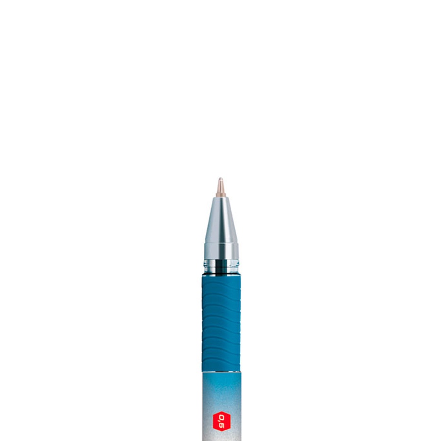 изображение Ручка шариковая berlingo "western" синяя, 0,5мм, грип