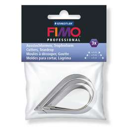 картинка Набор каттеров fimo 3 формы слеза