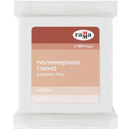 фотография Полимерная глина гамма "хобби", 250г, белый
