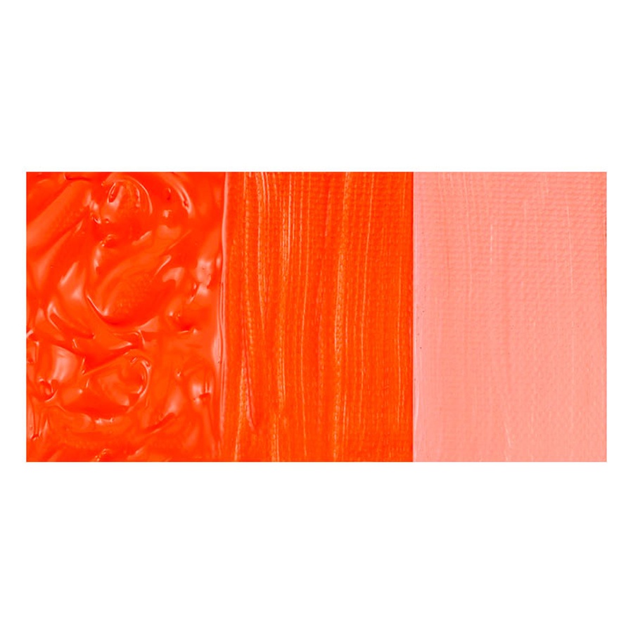 фотография Краска акриловая sennelier abstract, дой-пак 120 мл, кадмий красно-оранжевый
