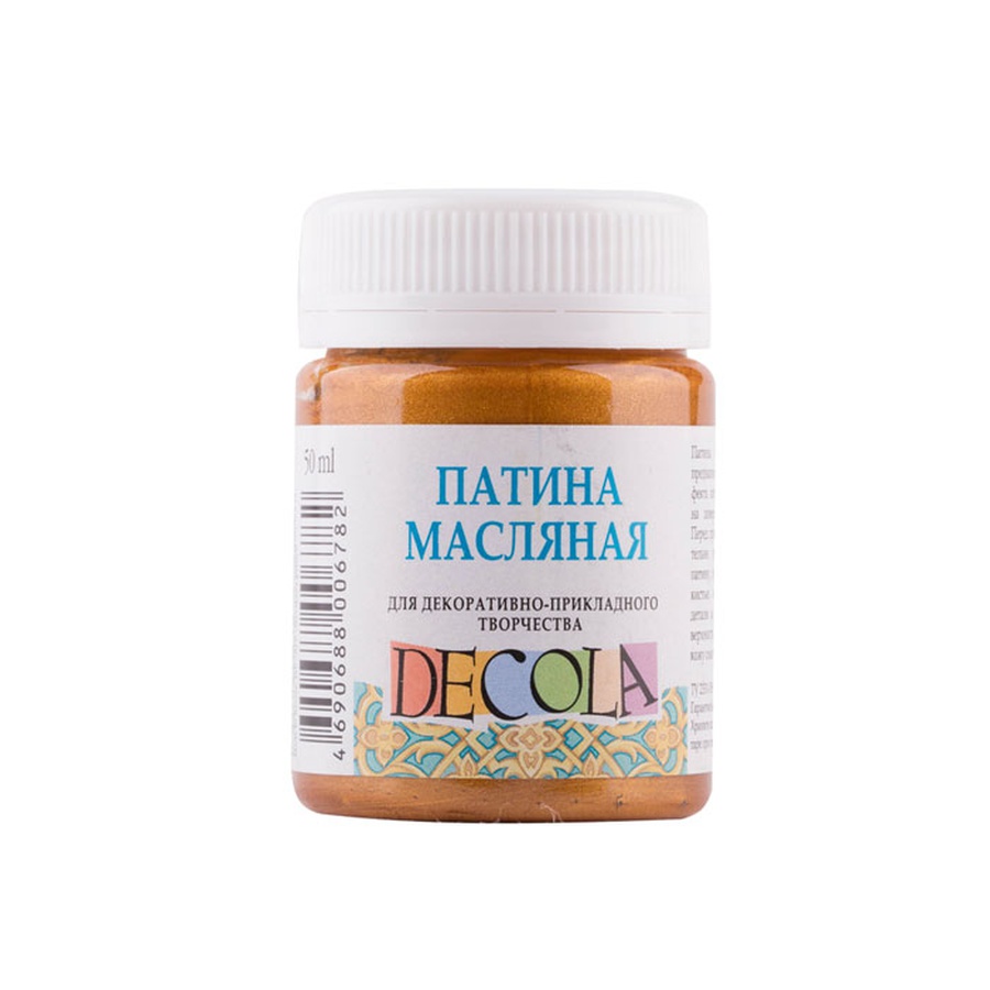 картинка Патина масляная decola 50 мл золото ацтеков