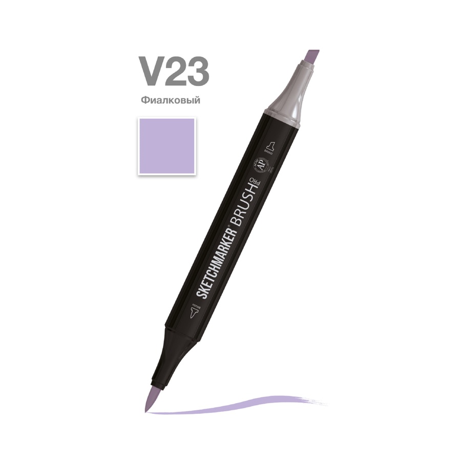 изображение Маркер спирт sketchmarker brush pro v23 фиалка