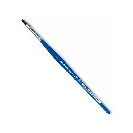 Кисть синтетика плоская Da Vinci 394 Forte Basic короткая ручка № 4