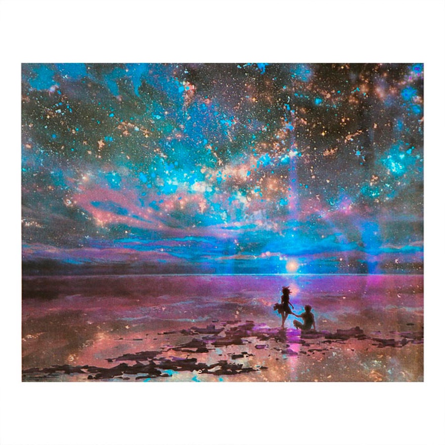 фотография Роспись по холсту «мир двоих», 30×40 см