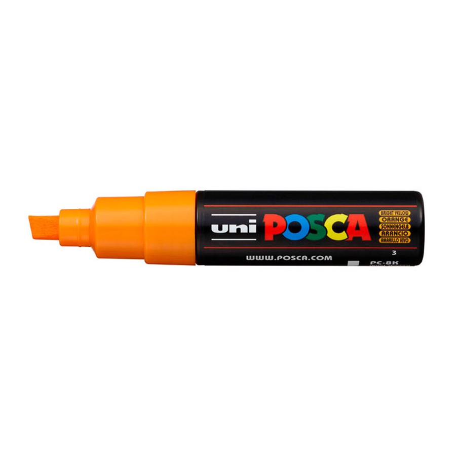 картинка Маркер posca, коралловый, до 8.0 мм, скошенный наконечник