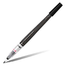 фото Ручка кисть с краской pentel colour brush чёрная