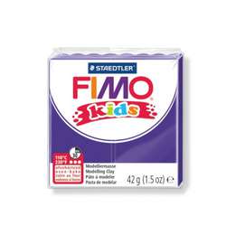 фото Глина полимерная fimo kids, брусок 42 г, лиловый 6