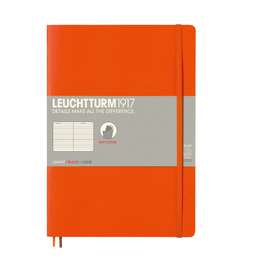 фотография Записная книжка leuchtturm1917 composition b5, оранжевый, 121 страница в линейку