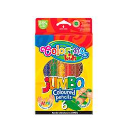 фото Цветные карандаши colorino extra jumbo, 6 цветов