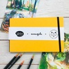 фотография Скетчбук maxgoodz sketch 13х21 см для цветных карандашей 240г/м2