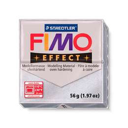 фотография Глина полимерная fimo effect 56 г, серебро блеск 812