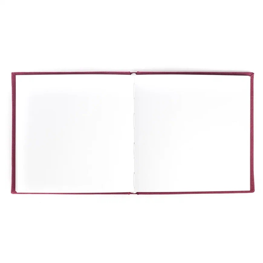 картинка Скетчбук для маркеров малевичъ, двусторонняя бумага 220 г/м, 15х15 см, 40 л, бордовый