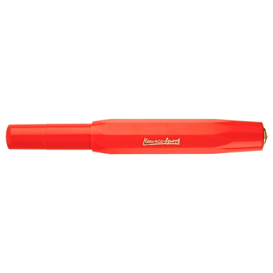 фото Ручка перьевая kaweco classic sport f 0.7мм, красный корпус