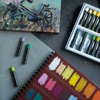 изображение Скетчбук малевичъ для пастели с калькой grafart, 270 г/м2, а3, 20 л ассорти