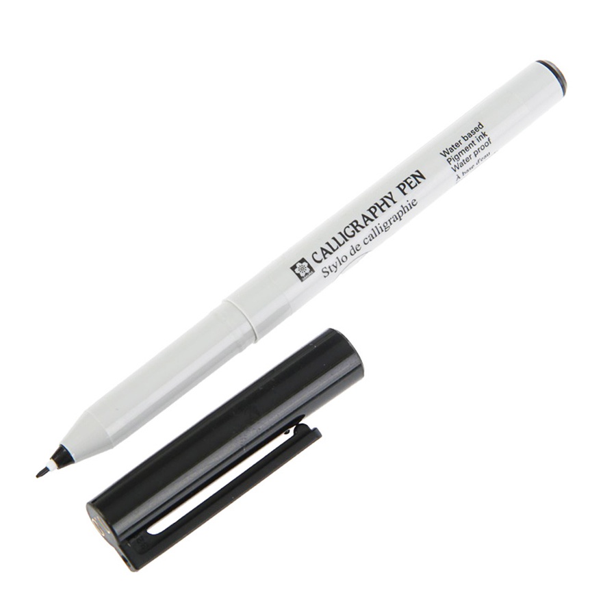 изображение Ручка капиллярная sakura calligraphy pen black 1 мм