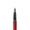 изображение Ручка перьевая малевичъ с конвертером, перо ef 0,4 мм, набор с черной тушью и значком, цвет: красный