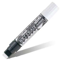изображение Маркер меловой pentel wet erase 10-15 мм, белый