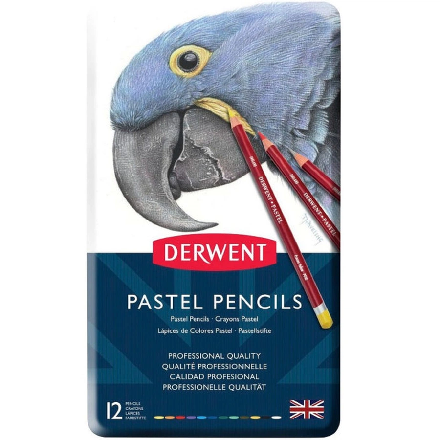 фотография Набор пастельных карандашей derwent pastelpencils из 12 цветов