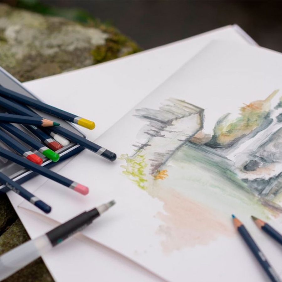 фото Карандаш акварельный derwent watercolour гераниевый лак 15