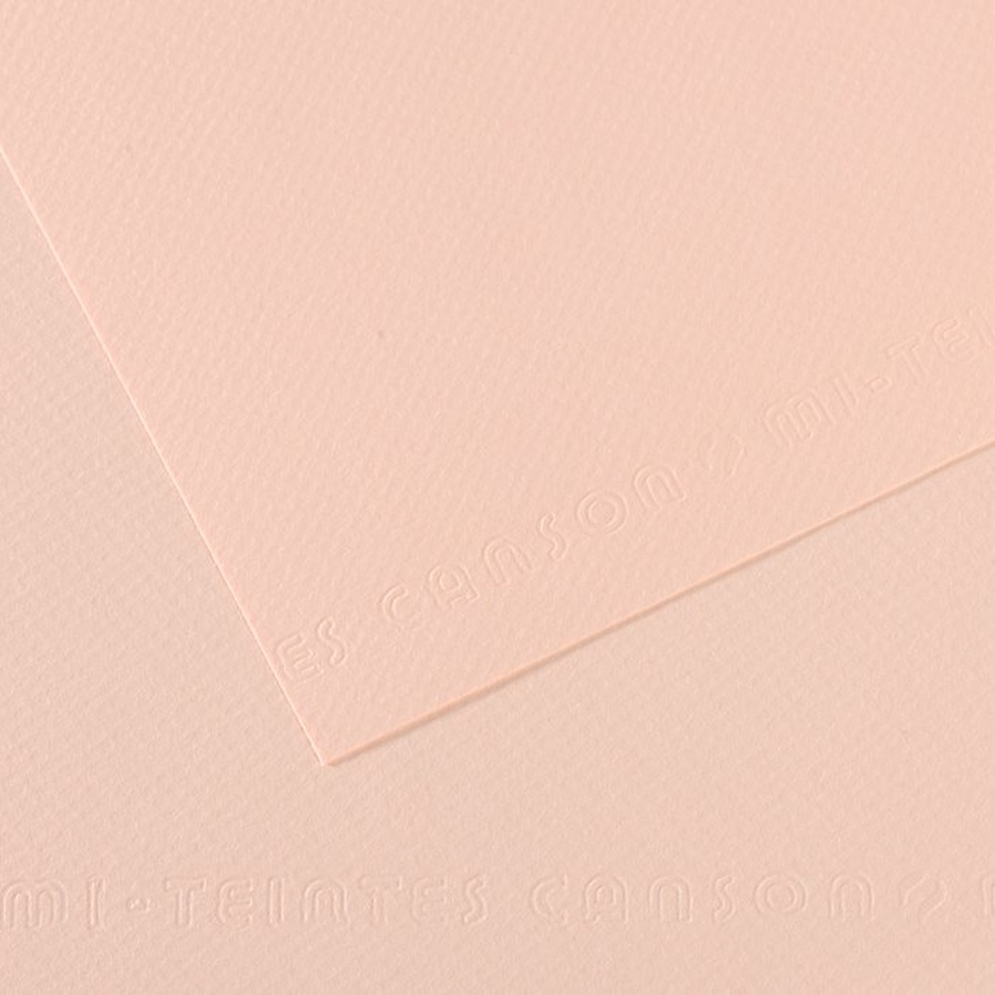 картинка Бумага для пастели canson mi-teintes, 160 г/м2, лист а4, № 103 розовый