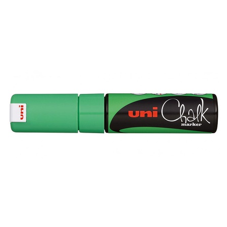 фотография Маркер меловой chalk pwe-8k, флуоресцентно-зелёный, до 8.0 мм