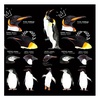 изображение Скетчбук maxgoodz pocket fox and owl black a6, 32 листа, 100 г/м2, пингвины