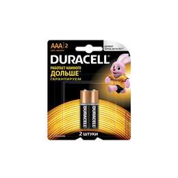 фото Батарейки duracell ааa/lr03-2bl basic бл/2