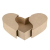 фотография Заготовка из папье-маше для декорирования коробочка-сердце 16,5x15x5 см love2art