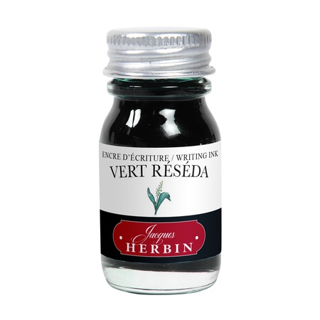 изображение Чернила в банке herbin,  10 мл, vert réséda зелено-голубой