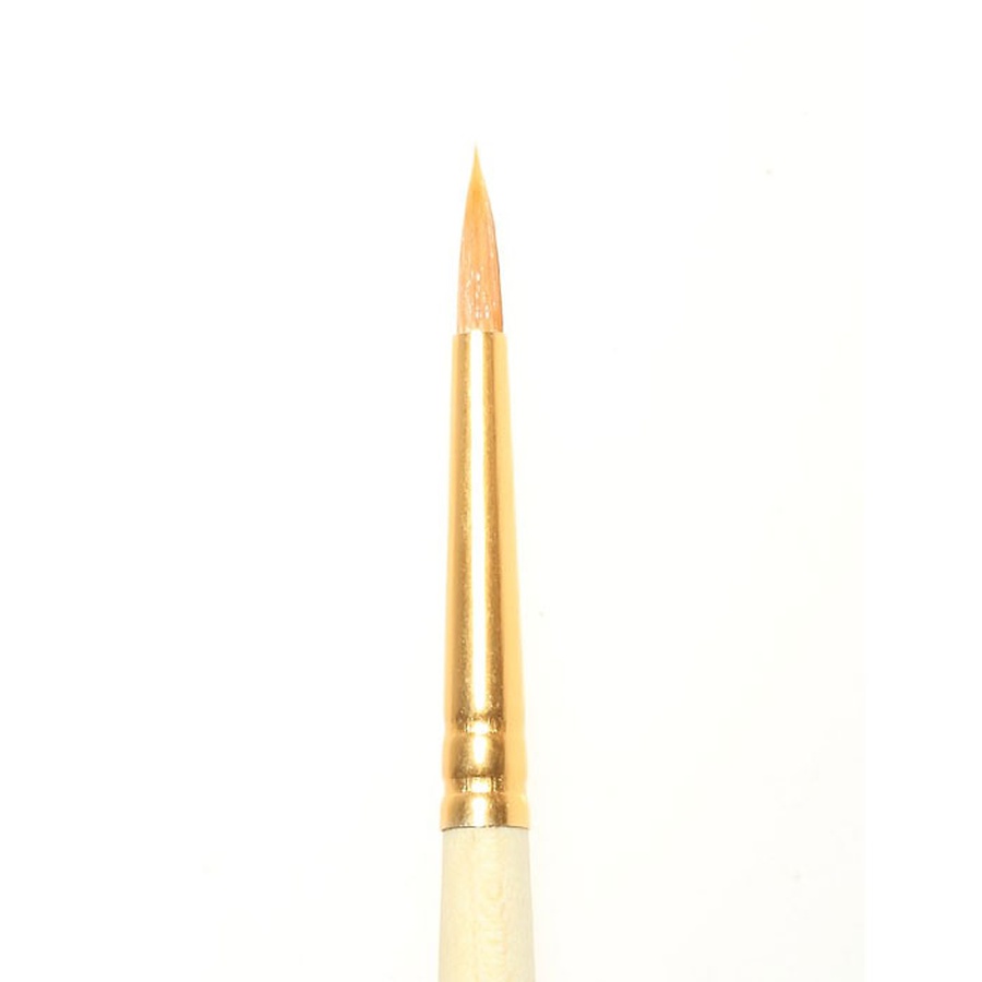 изображение Кисть синтетика roubloff № 4 круглая, длинная ручка, 1312