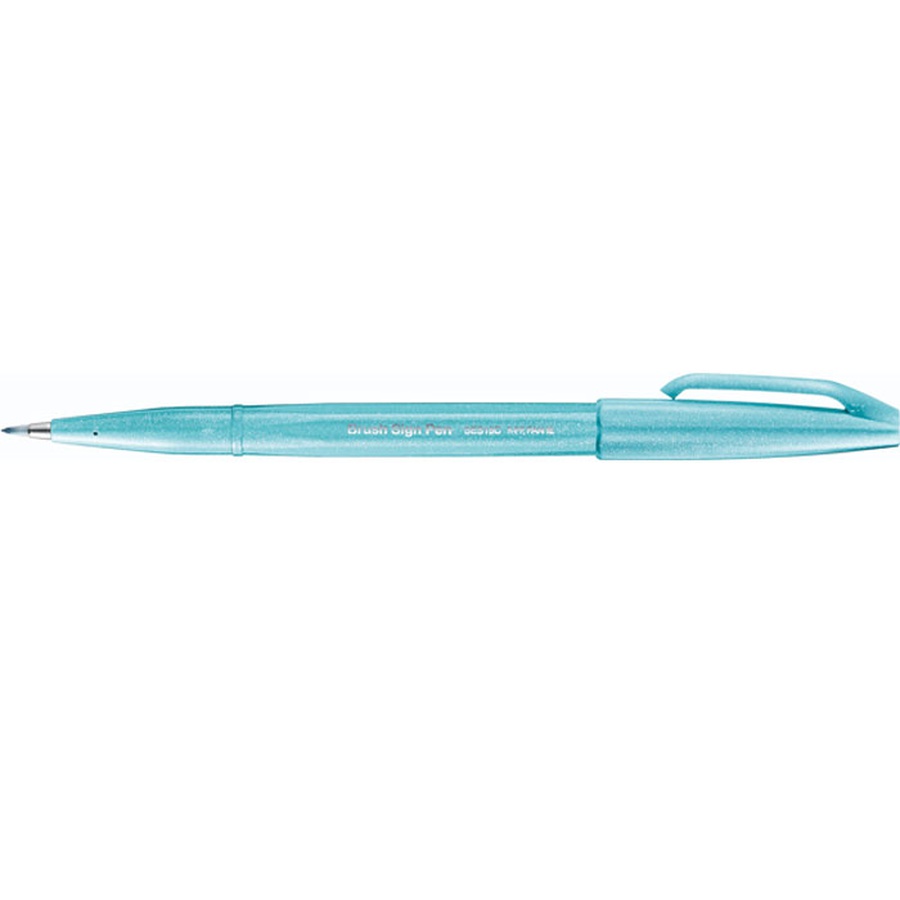 картинка Фломастер-кисть touch brush sign pen лазурно-синий цвет