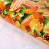 фотография Бумага упаковочная глянцевая «мандарины», 70 × 100 см