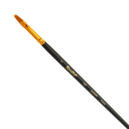 Кисть синтетика Roubloff № 7 овальная, длинная ручка, 1337