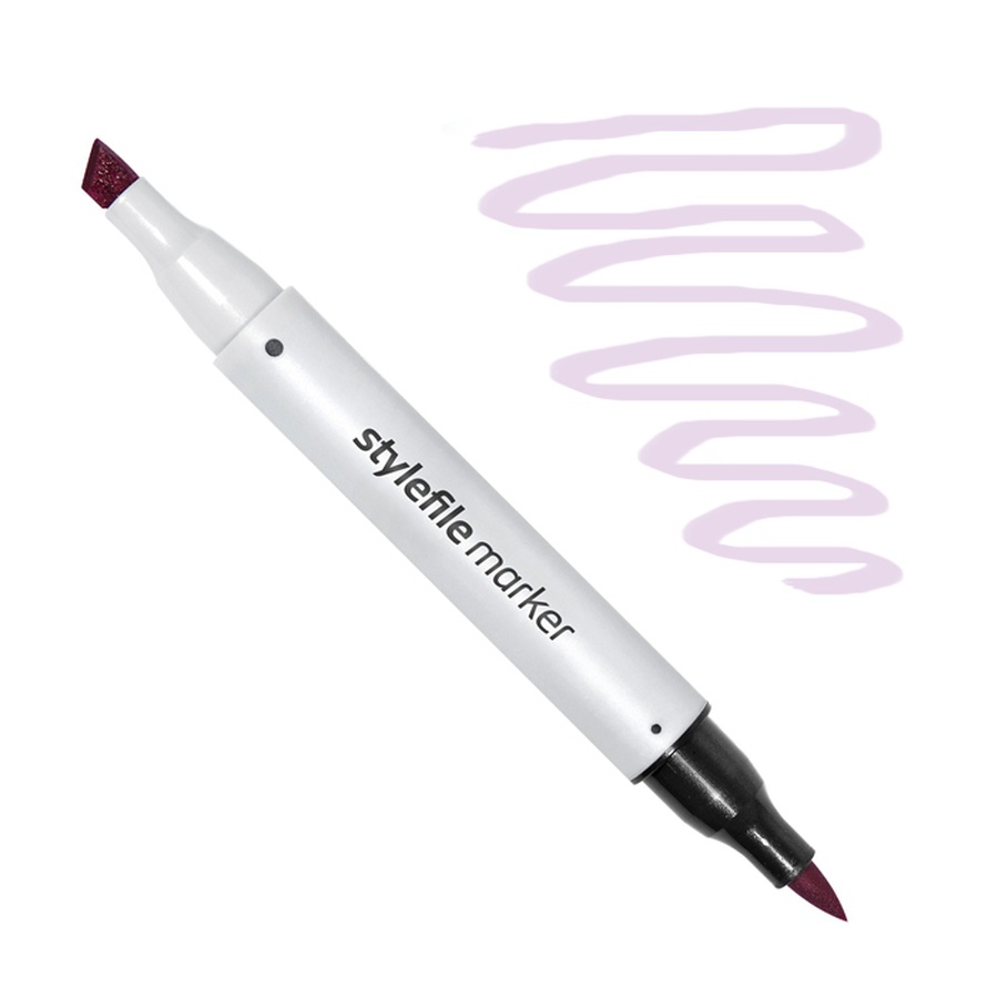 фотография Маркер спиртовой stylefile brush, два пера, 416 сине-фиолетовый бледный