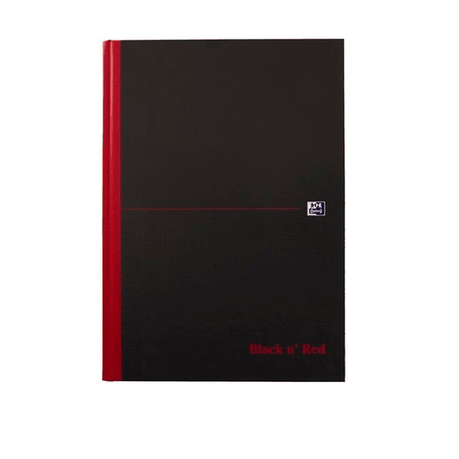 фотография Блокнот oxford black ’n’ red a4 96л клетка, твердая обложка