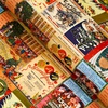 картинка Бумага упаковочная глянцевая "новогодняя афиша",70 х 100 см, 1 лист