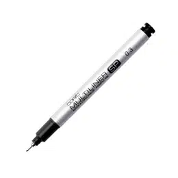 фотография Маркер copic multiliner sp заправляемый, чёрный, 0,3 мм