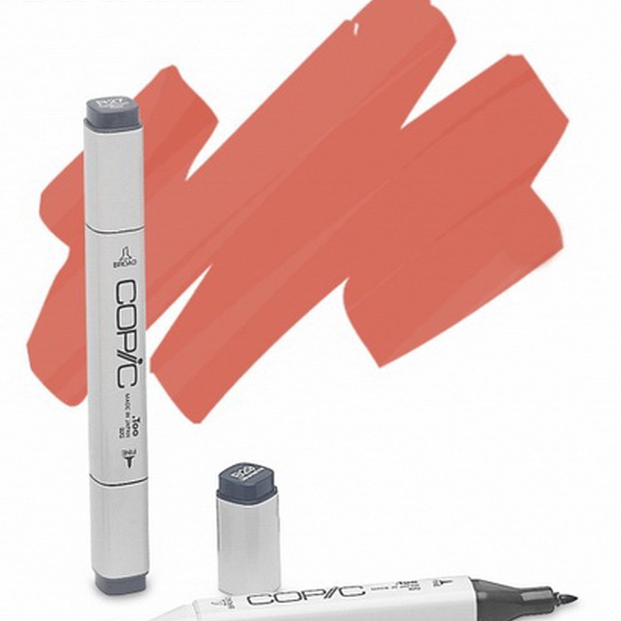 фотография Маркер спиртовой copic, два пера, цвет r08