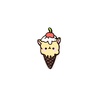 изображение Пин деревянный альпака-мороженое waf-waf
