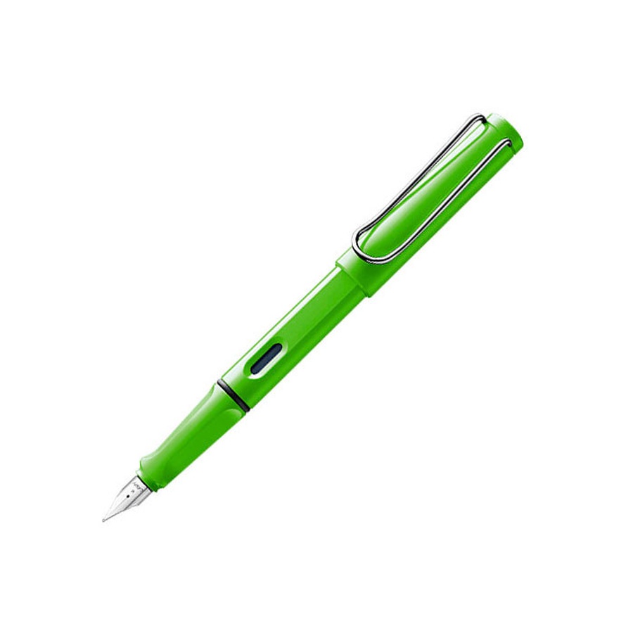 фото Набор ручка перьевая lamy safari, f, зеленый+записная книжка, мягкий переплет, а5, зеленый