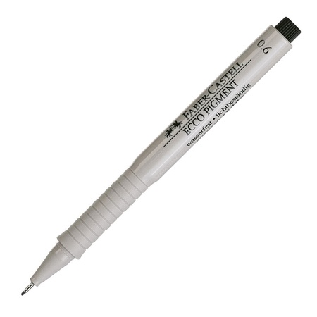Ручка капиллярная Faber-Castell для графических работ толщина линии 0,6 мм