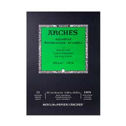 фотография Альбом для акварели arches 29,7х42 см, белый натуральный, 12 л