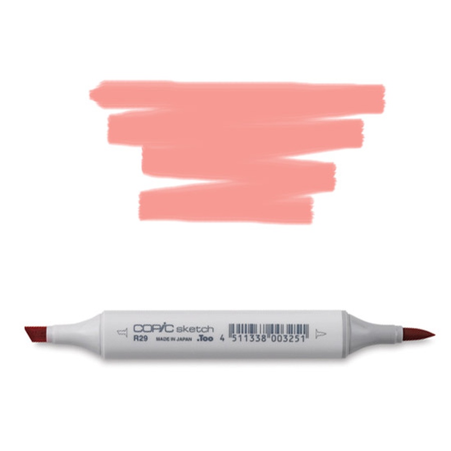 фотография Маркер спиртовой copic sketch, два пера, цвет r14