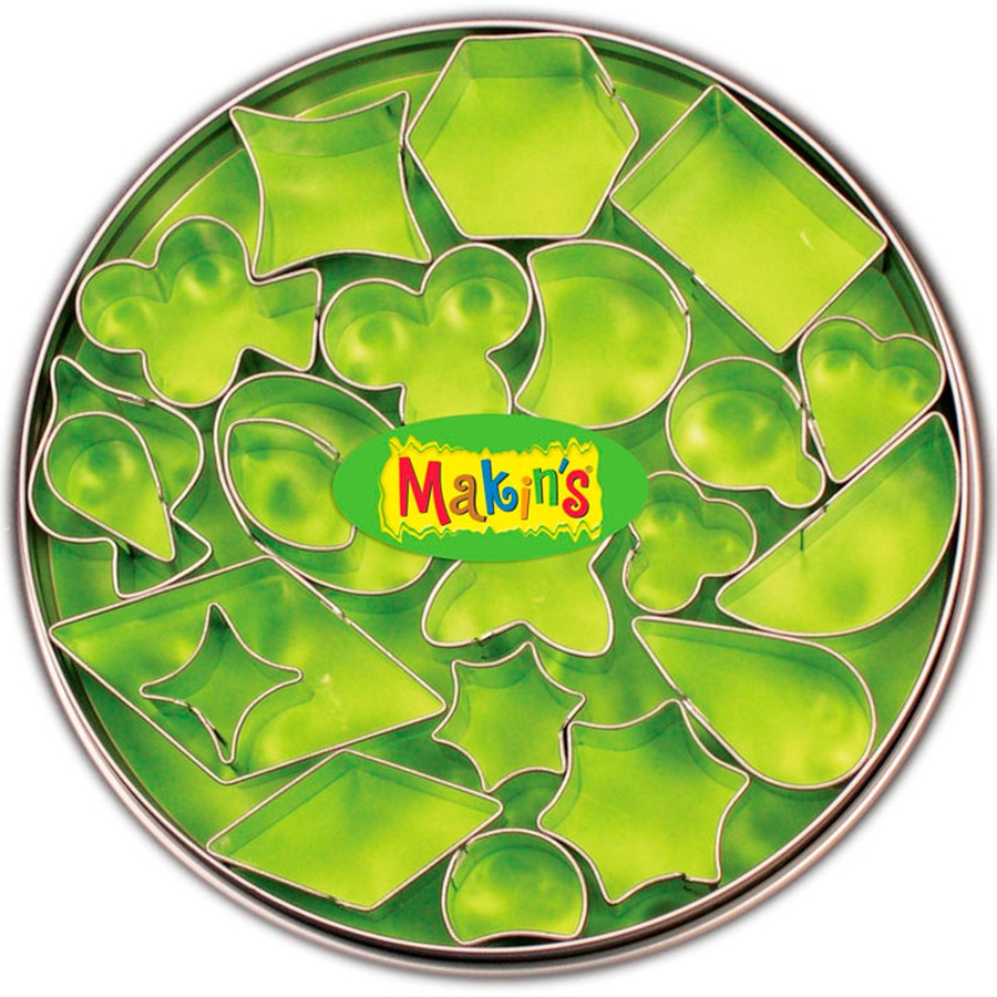 картинка Набор резцов для полимерной глины makins 22 шт (геометрические фигуры)