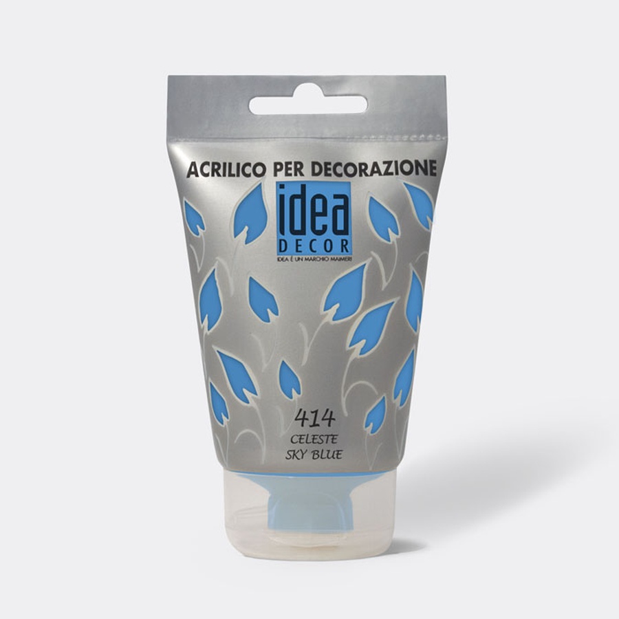 картинка Краска акриловая maimeri idea decor, туба 110 мл, небесный