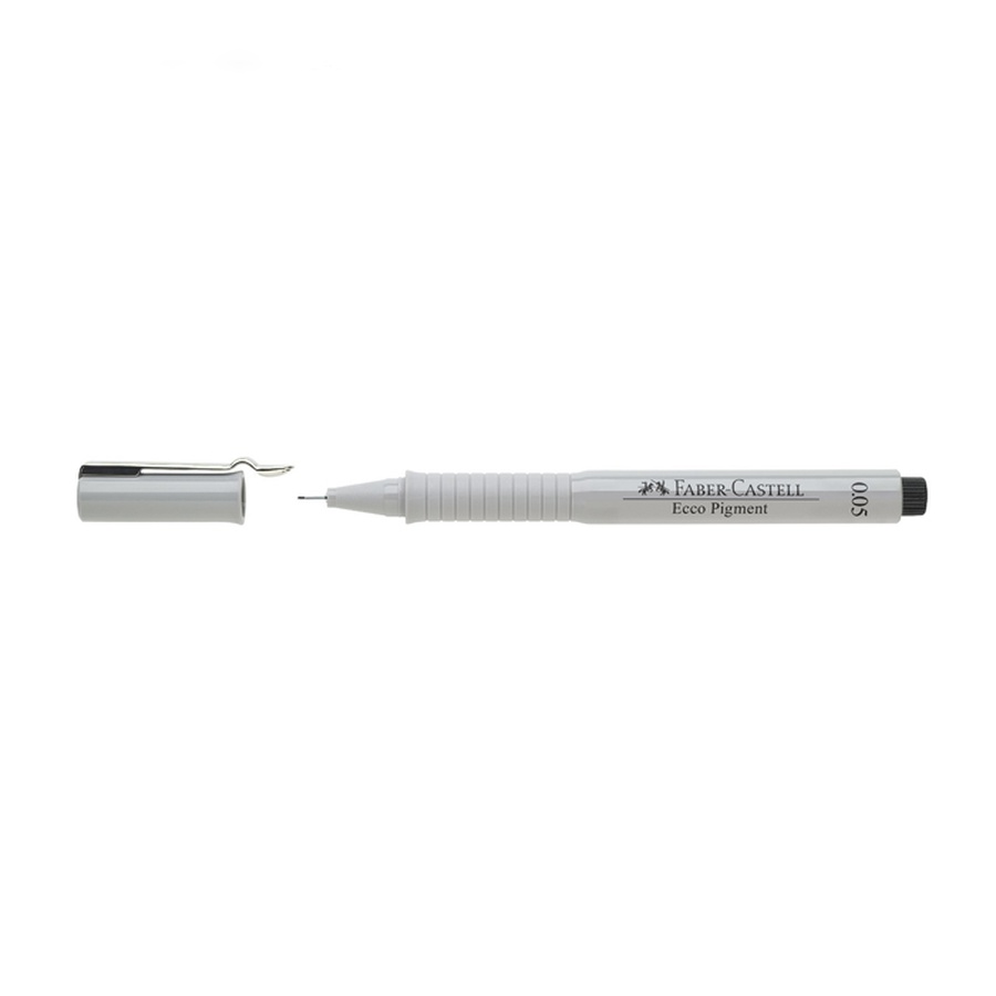 картинка Ручка кап. ecco pigment 0,05мм черная