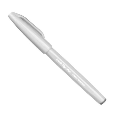 изображение Фломастер-кисть touch brush sign pen светло-серый цвет